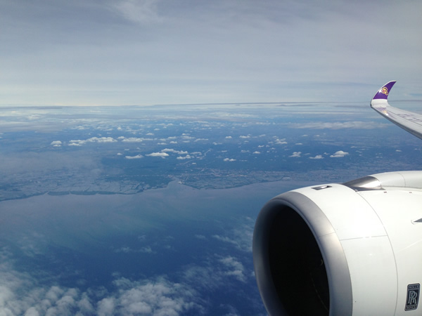 タイ航空ロゴ入りウィングレット画像