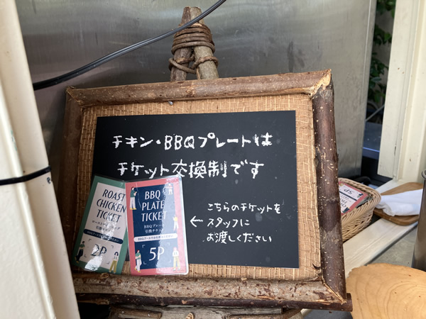 チキンはチケット交換制画像