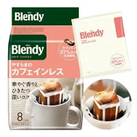 [送料無料] AGF ブレンディ レギュラーコーヒー ドリップコーヒー やすらぎのカフェインレス(8袋入x6セット) 画像