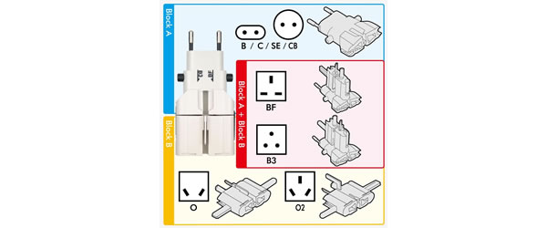 電源プラグ変換アダプター画像